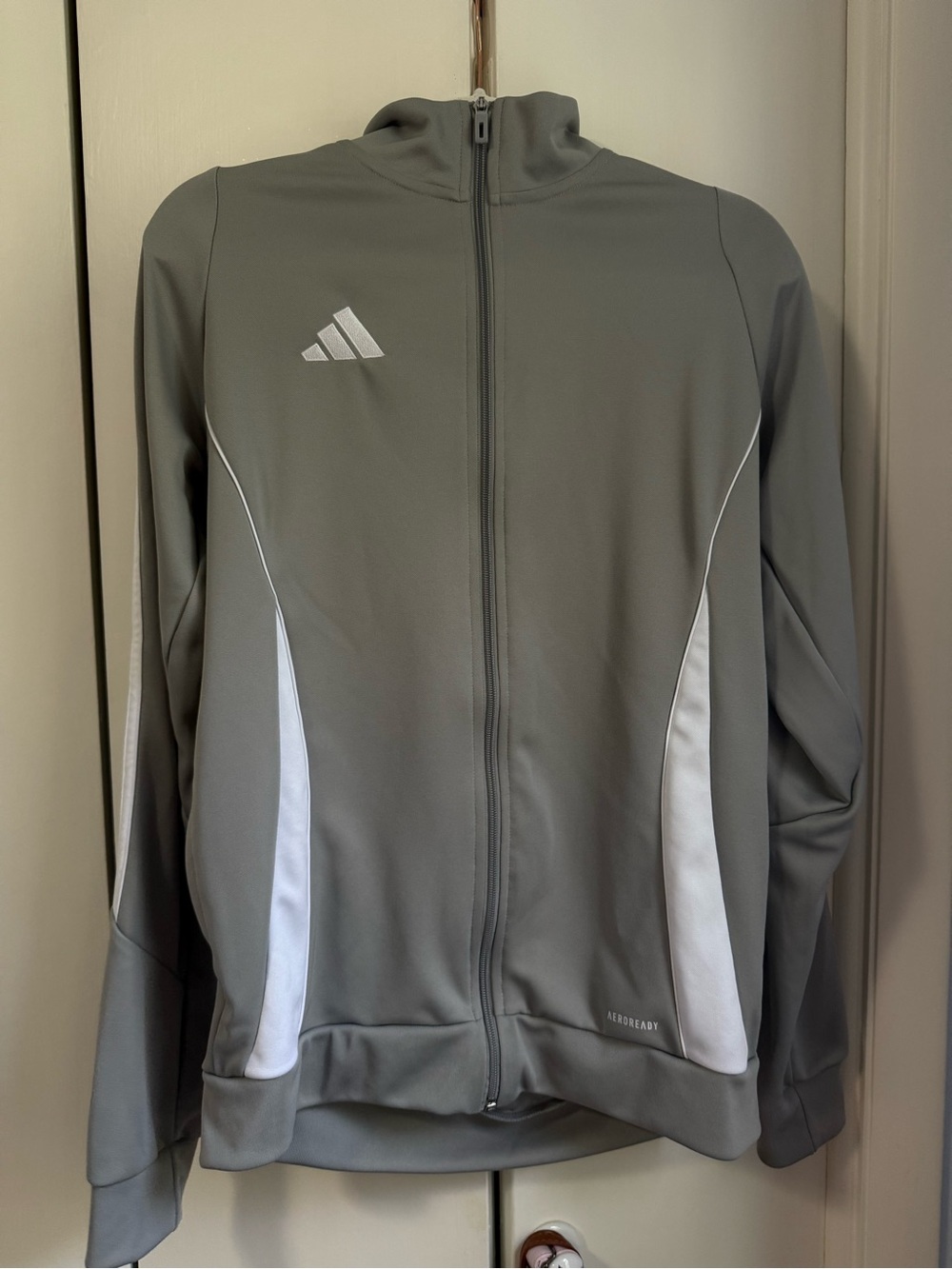Adidas Tiro 24 Gray & White AEROREADY Track Jacket
